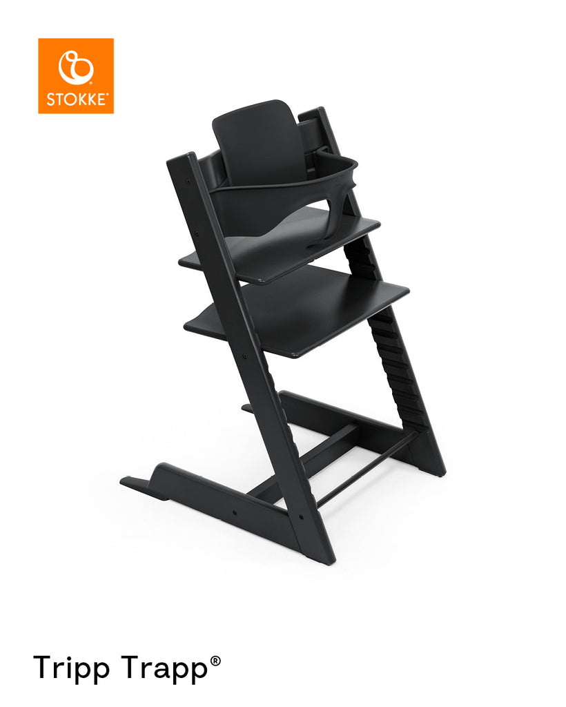 Stokke Tripp Trapp Highchair Ultimate Bundle | Black