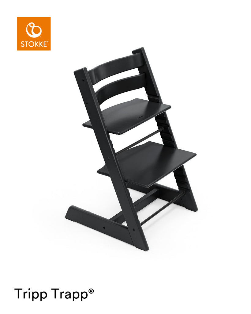 Stokke Tripp Trapp Highchair | Black (Free Baby Set)