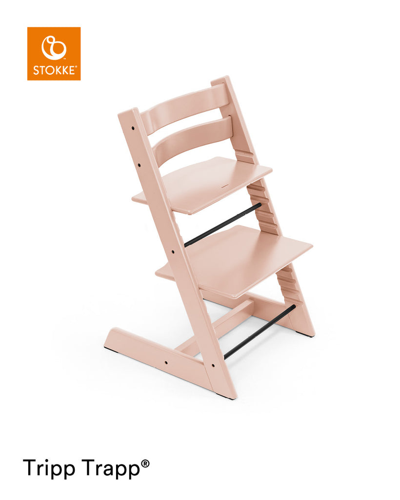 Stokke Tripp Trapp Highchair | Serene Pink (Free Baby Set)