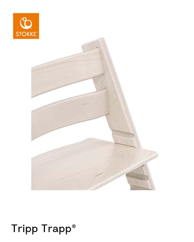 Stokke Tripp Trapp Highchair | Whitewash (Free Baby Set)