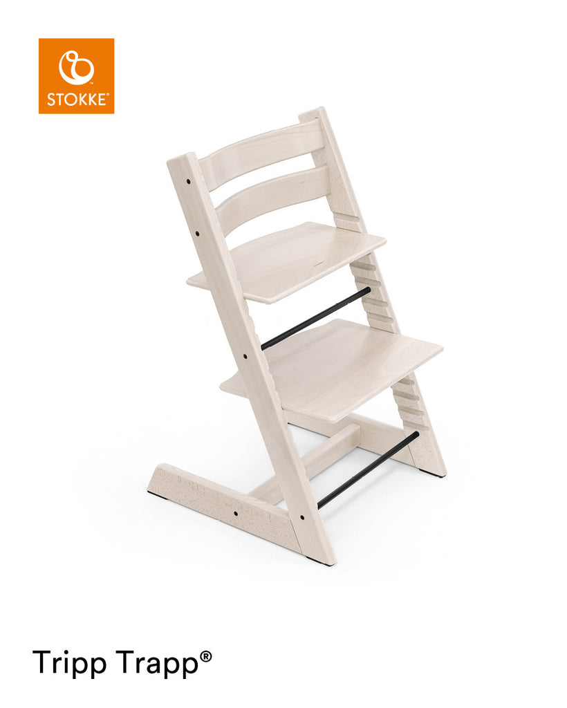 Stokke Tripp Trapp Highchair | Whitewash (Free Baby Set)