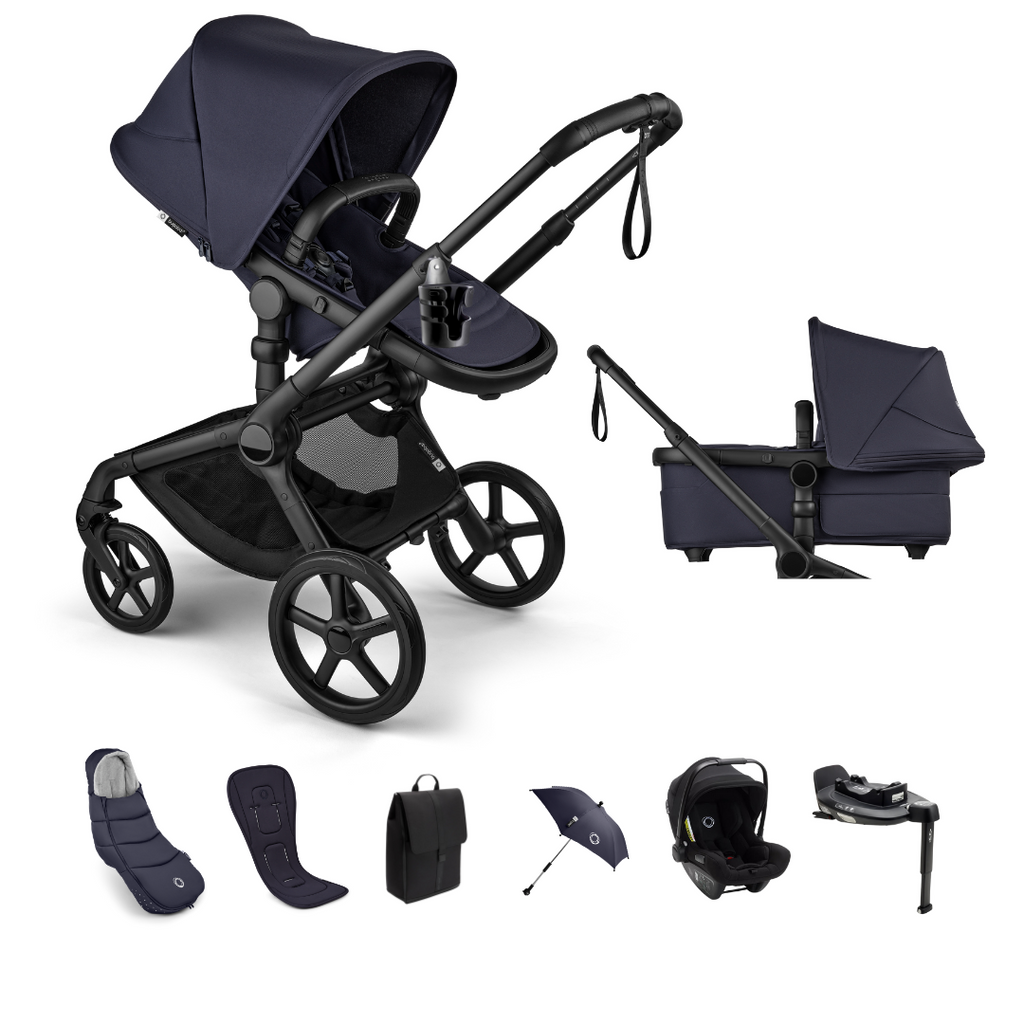 Bugaboo Fox 5 RENEW Pushchair Turtle Air Bundle | Deep Indigo