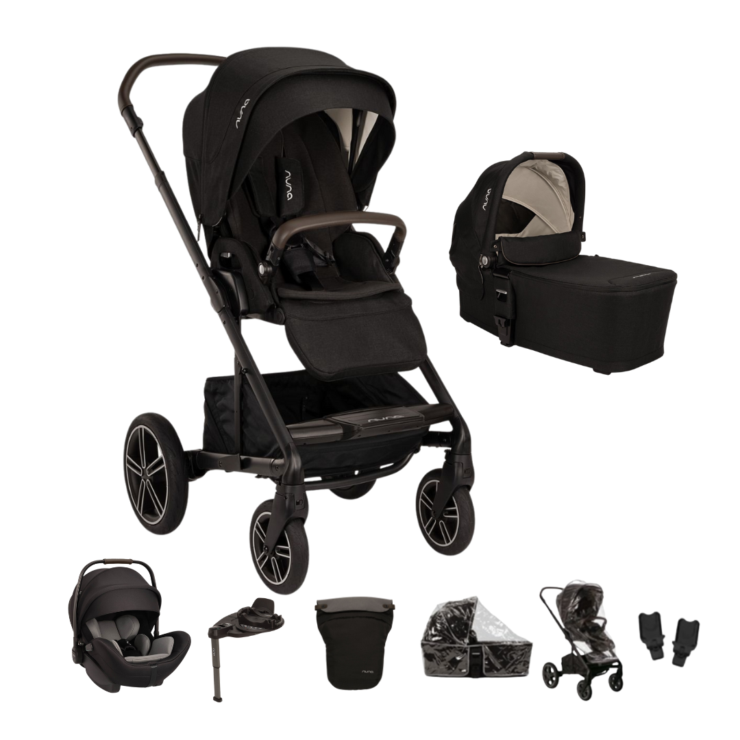 nuna caviar stroller Nuna MIXX Next + ARRA Flex Travel System