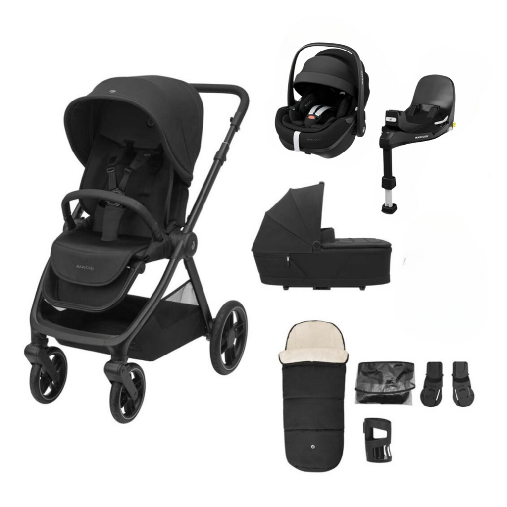 Maxi-Cosi Oxford Premium Travel System - Twillic Black