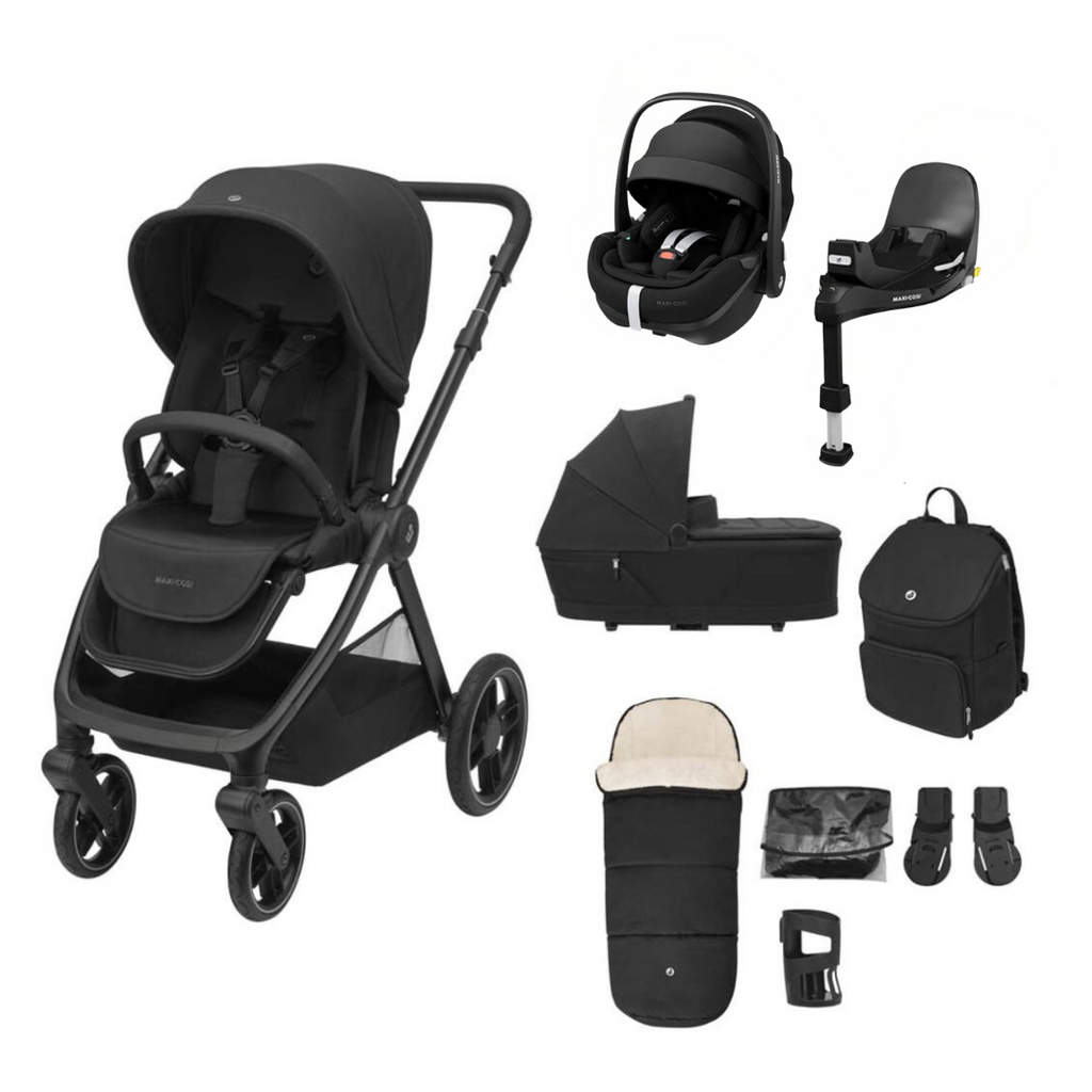 Maxi-Cosi Oxford Premium Travel System - Twillic Black