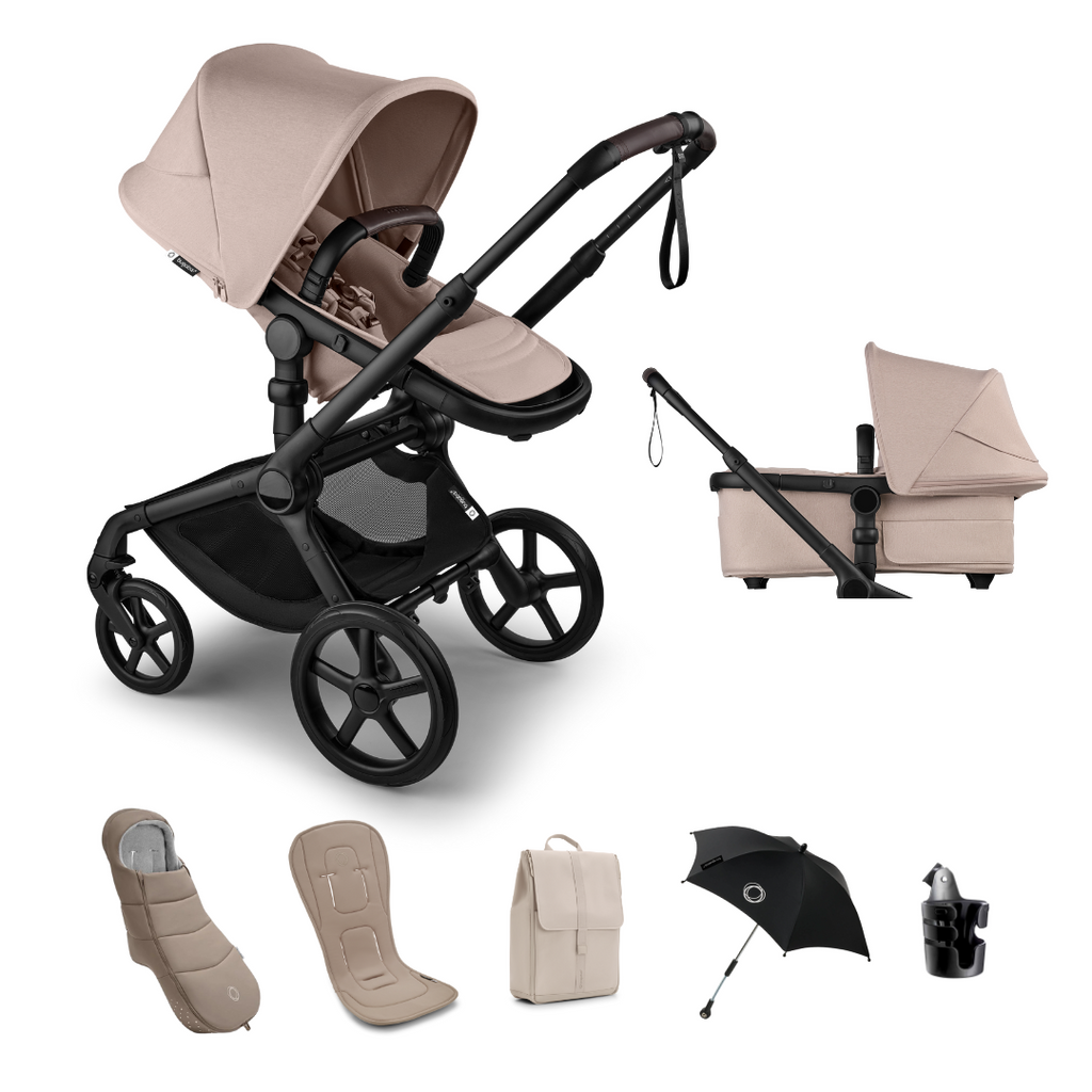 Bugaboo Fox 5 RENEW Complete Pushchair Bundle | Desert Taupe