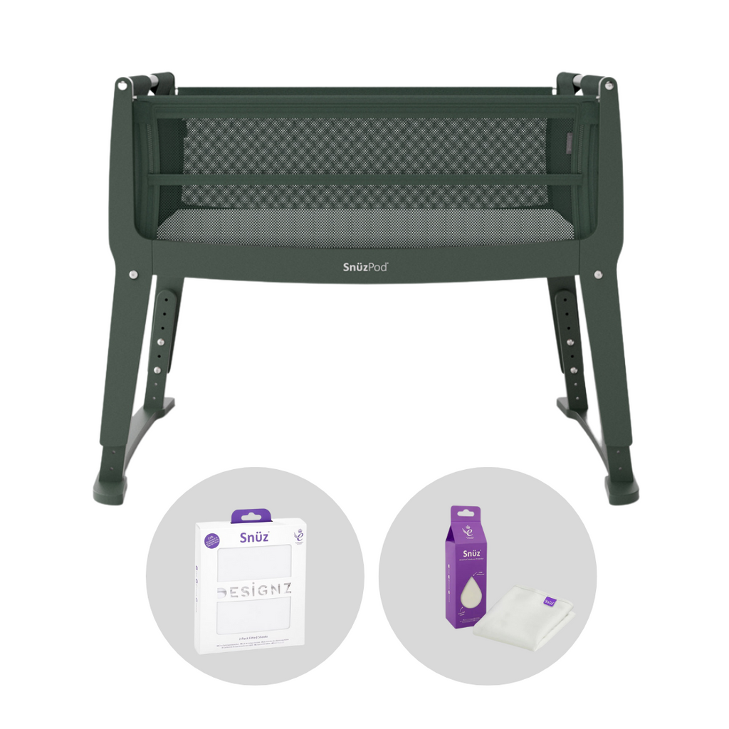 SnuzPod Studio Bedside Crib Bundle | Berlin