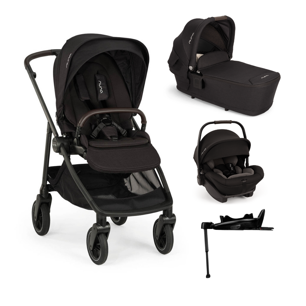 Nuna SWIV Stroller & Arra Next Travel System | Caviar