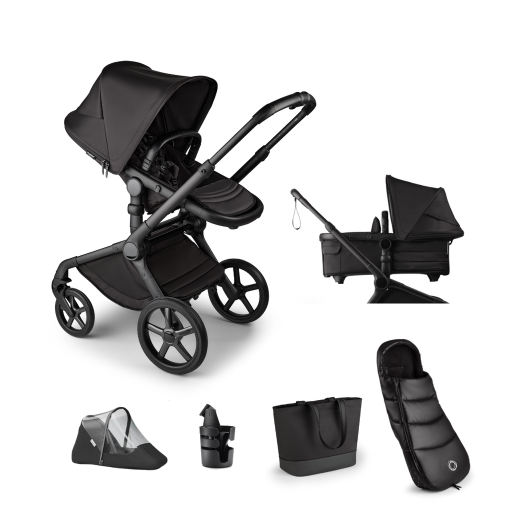 Bugaboo Fox 5 Noir Limited Edition Complete Bundle | Black Moonlight