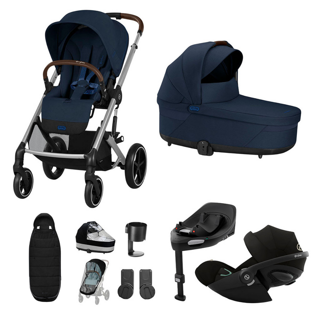 Cybex Balios S Lux Cloud G Bundle - Silver | Ocean Blue (2024)