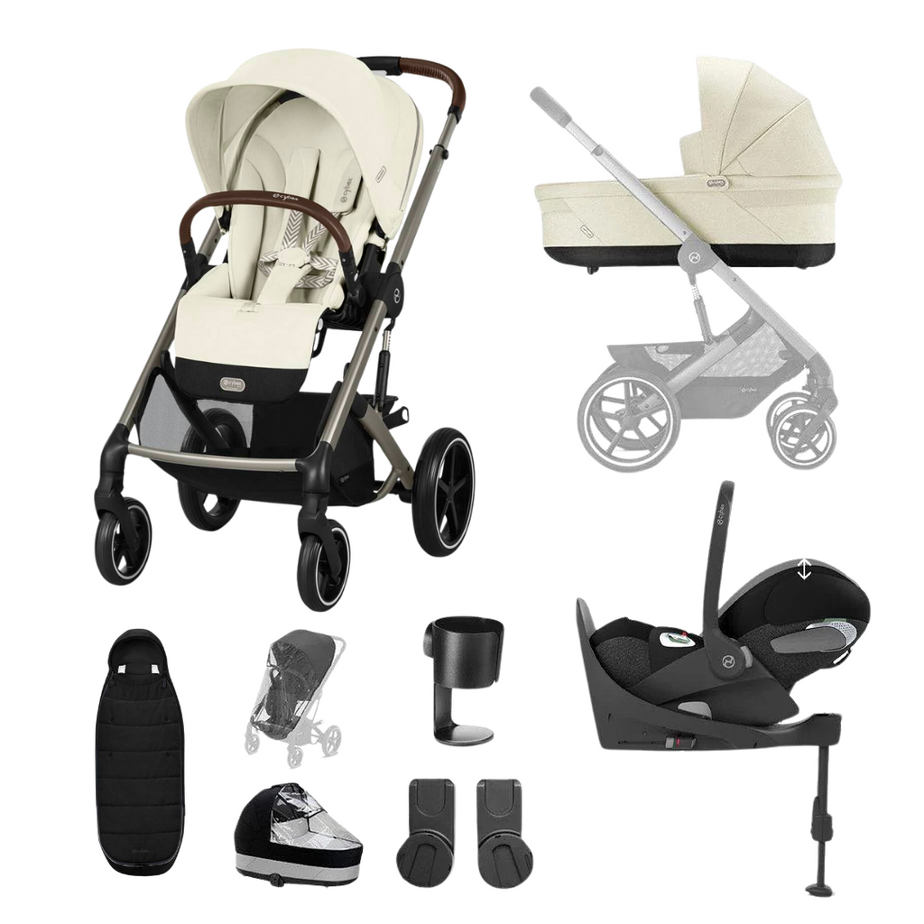 Cybex Balios S Lux + Cloud T Luxury Bundle | Seashell Beige (2024)