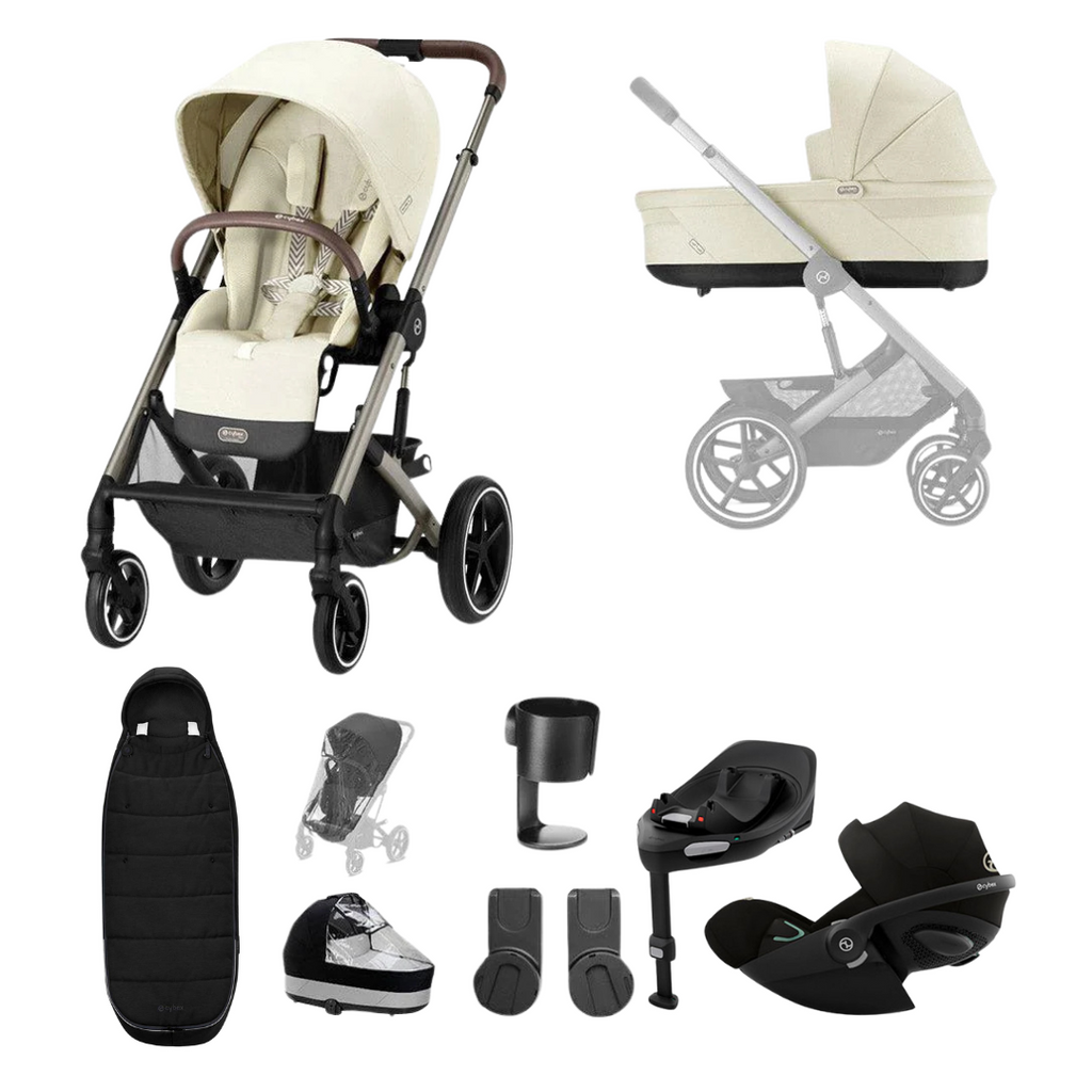 Cybex Balios S Lux Cloud G Bundle - Taupe | Seashell Beige (2024)