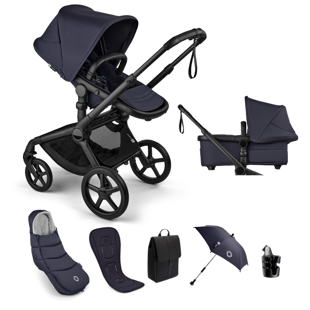 Bugaboo Fox 5 RENEW Complete Pushchair Bundle | Deep Indigo