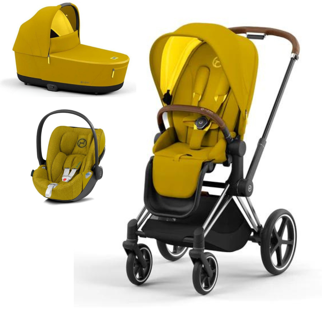 Cybex infant carrier Cloud Z i-Size Plus & Base Z Mustard Yellow