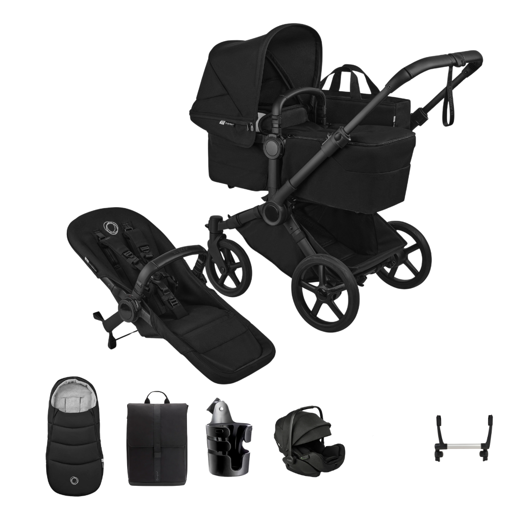 the bugaboo donkey Bugaboo Donkey 6 Mono Ultimate Newborn Bundle