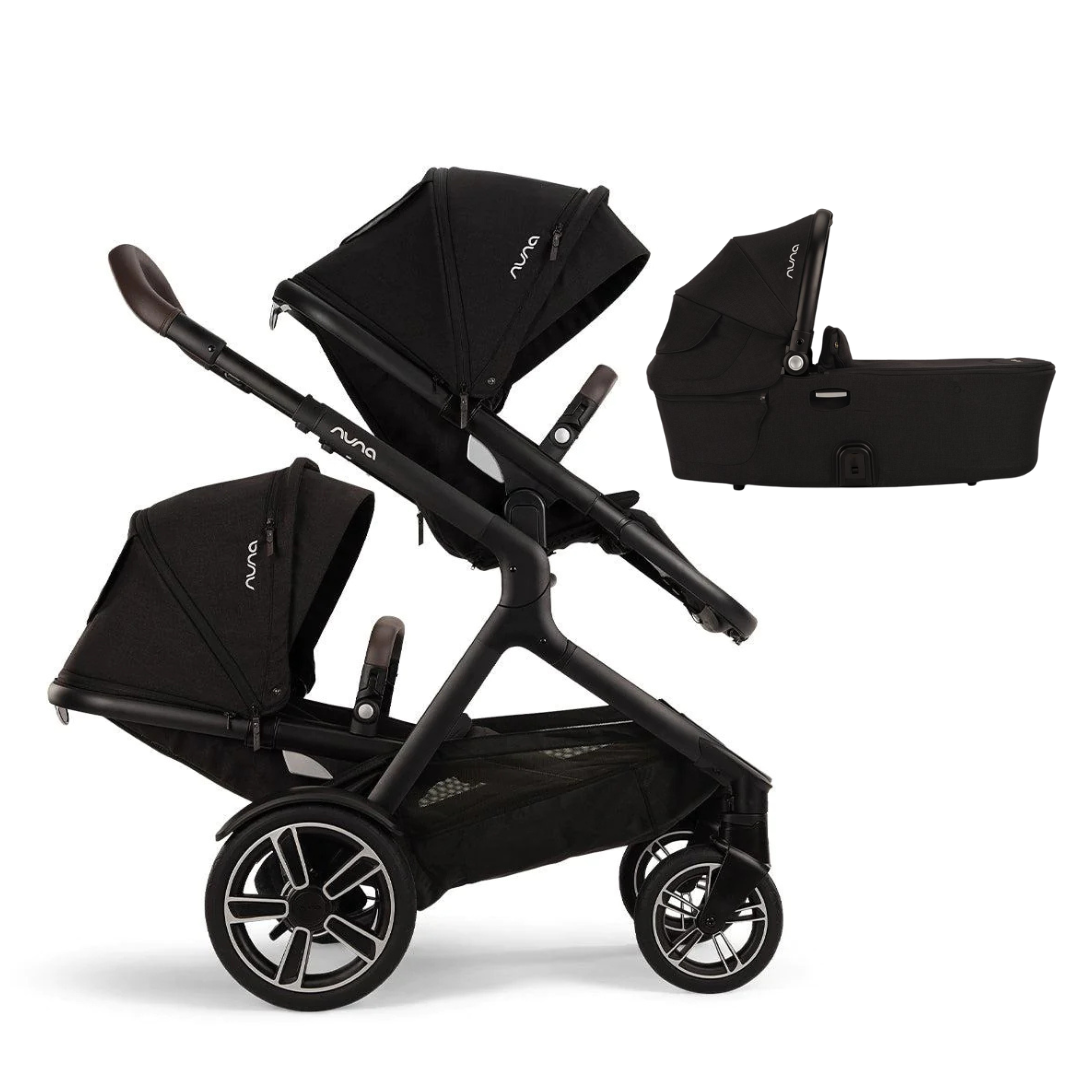Nuna Demi Next Double Pushchair Caviar - Main Image