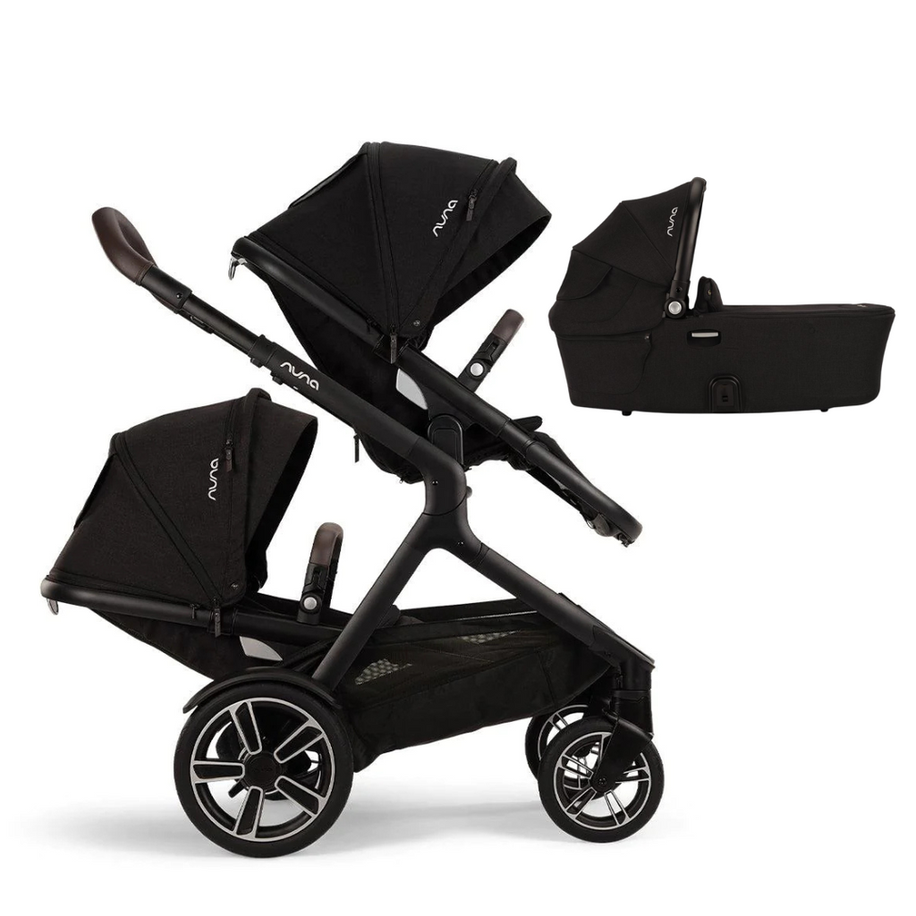 Nuna Demi Next Double Pushchair | Caviar