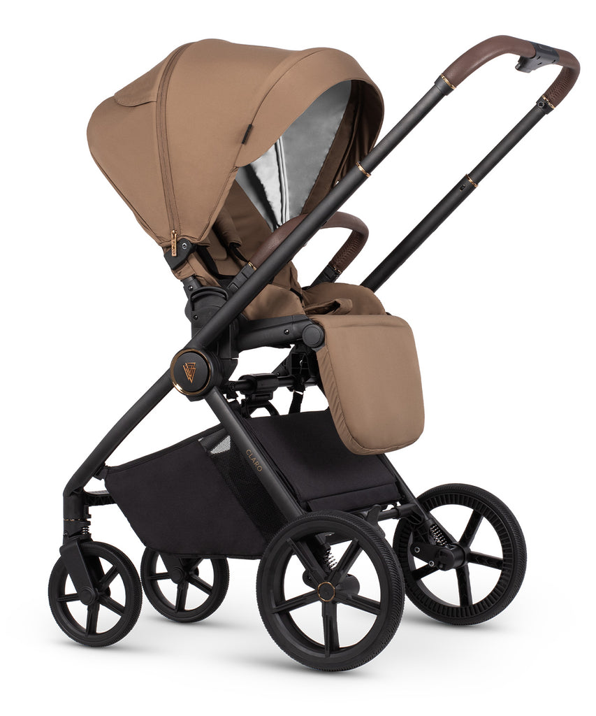 Venicci Claro 3-in-1 Travel System + Base | Caramel