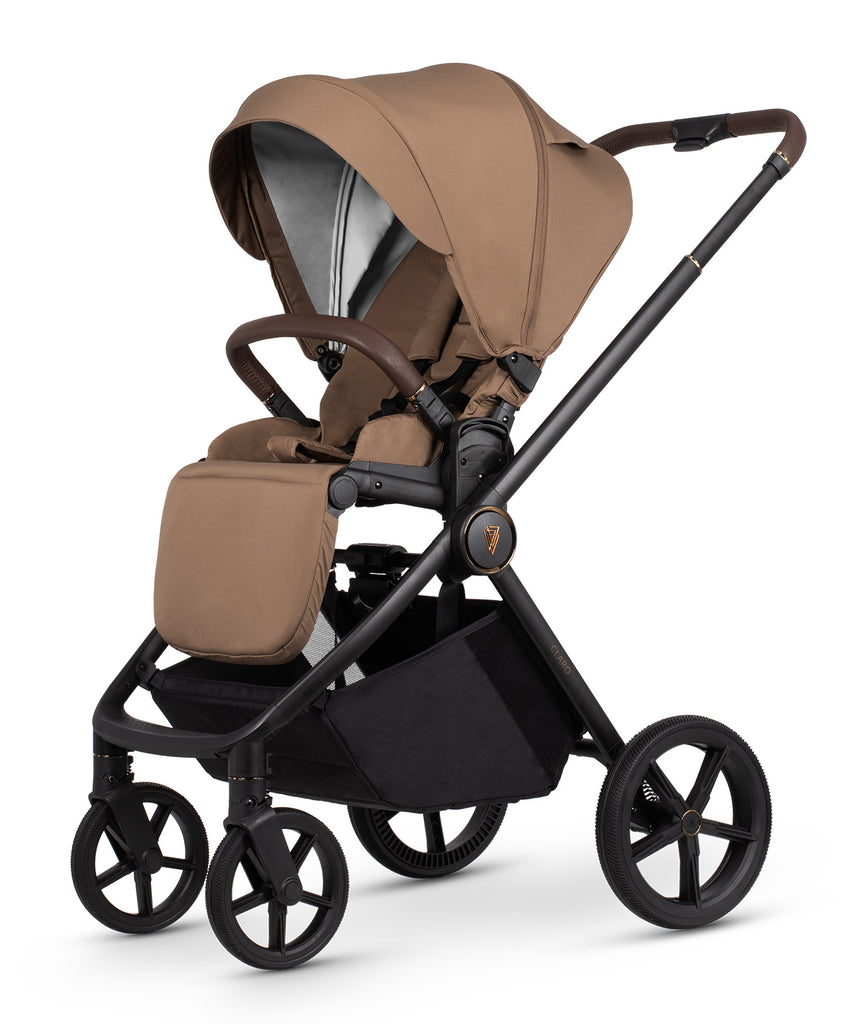 Venicci Claro 3-in-1 Travel System + Base | Caramel