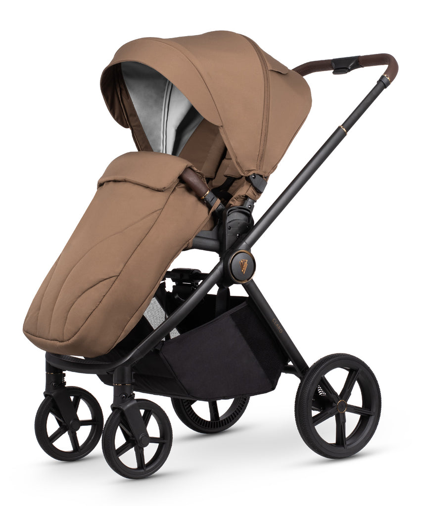 Venicci Claro 3-in-1 Travel System + Base | Caramel