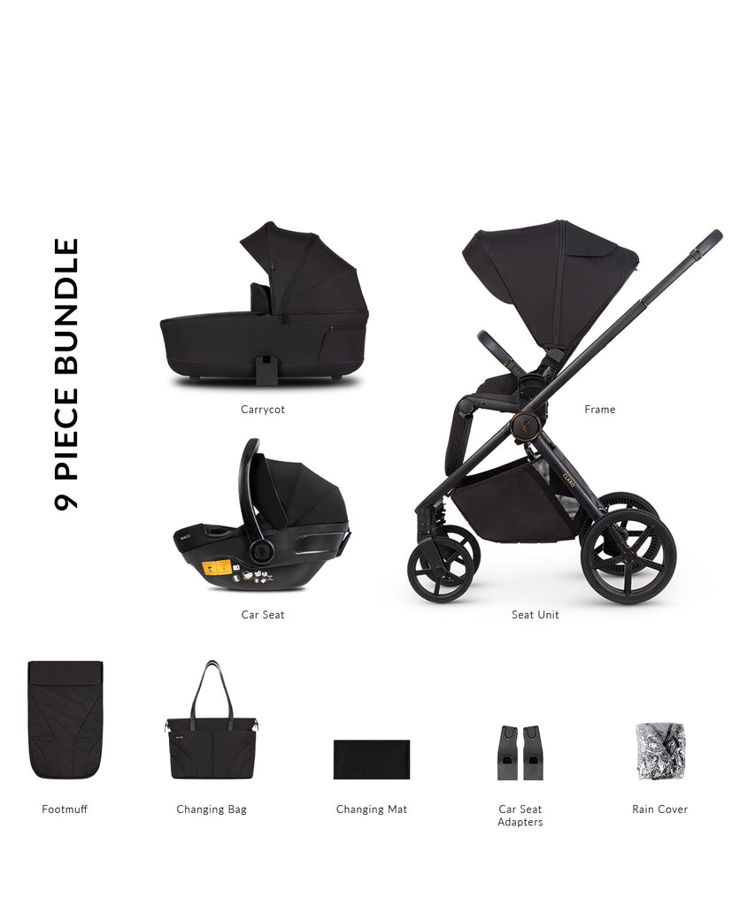 Venicci Claro 3-in-1 Travel System | Noir