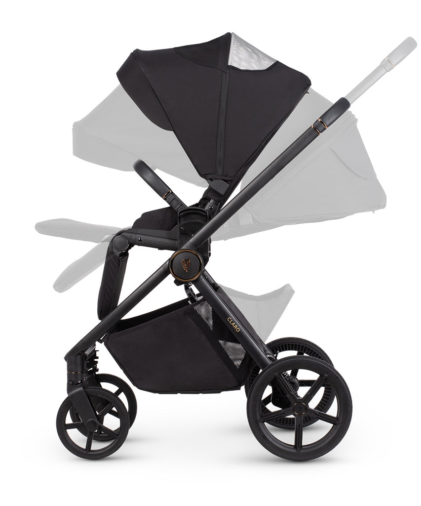 Venicci Claro 3-in-1 Travel System + Base | Noir