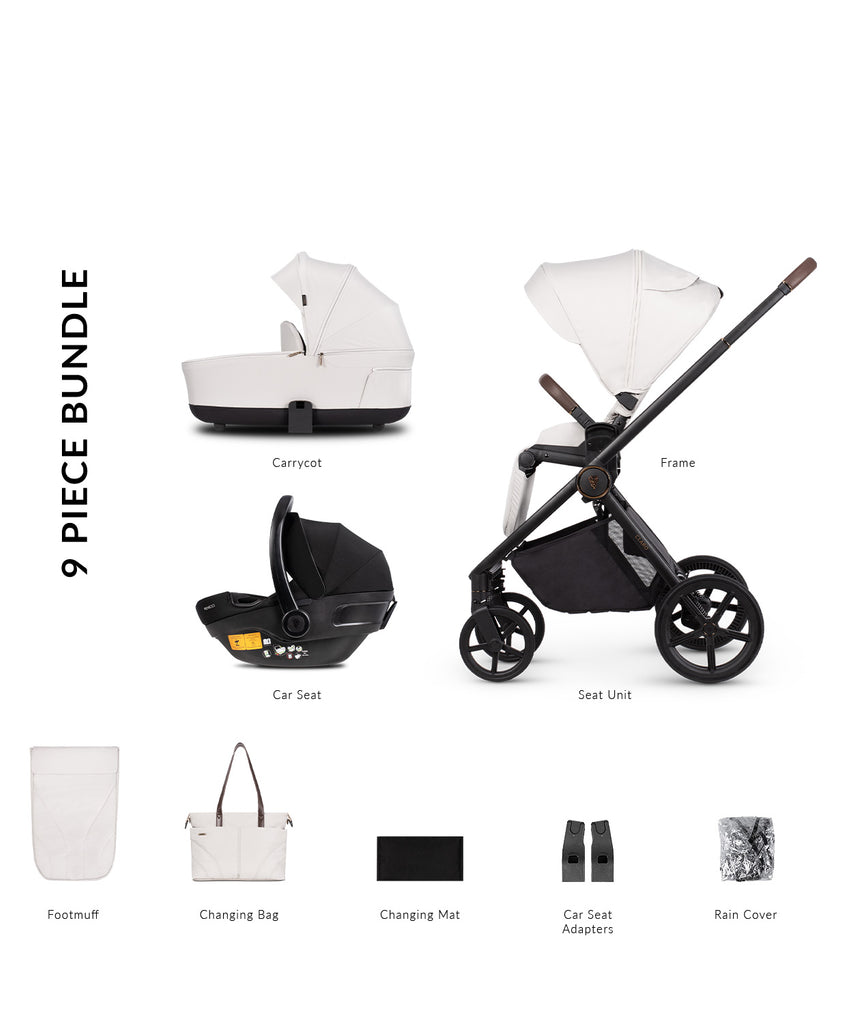 Venicci Claro 3-in-1 Travel System | Vanilla