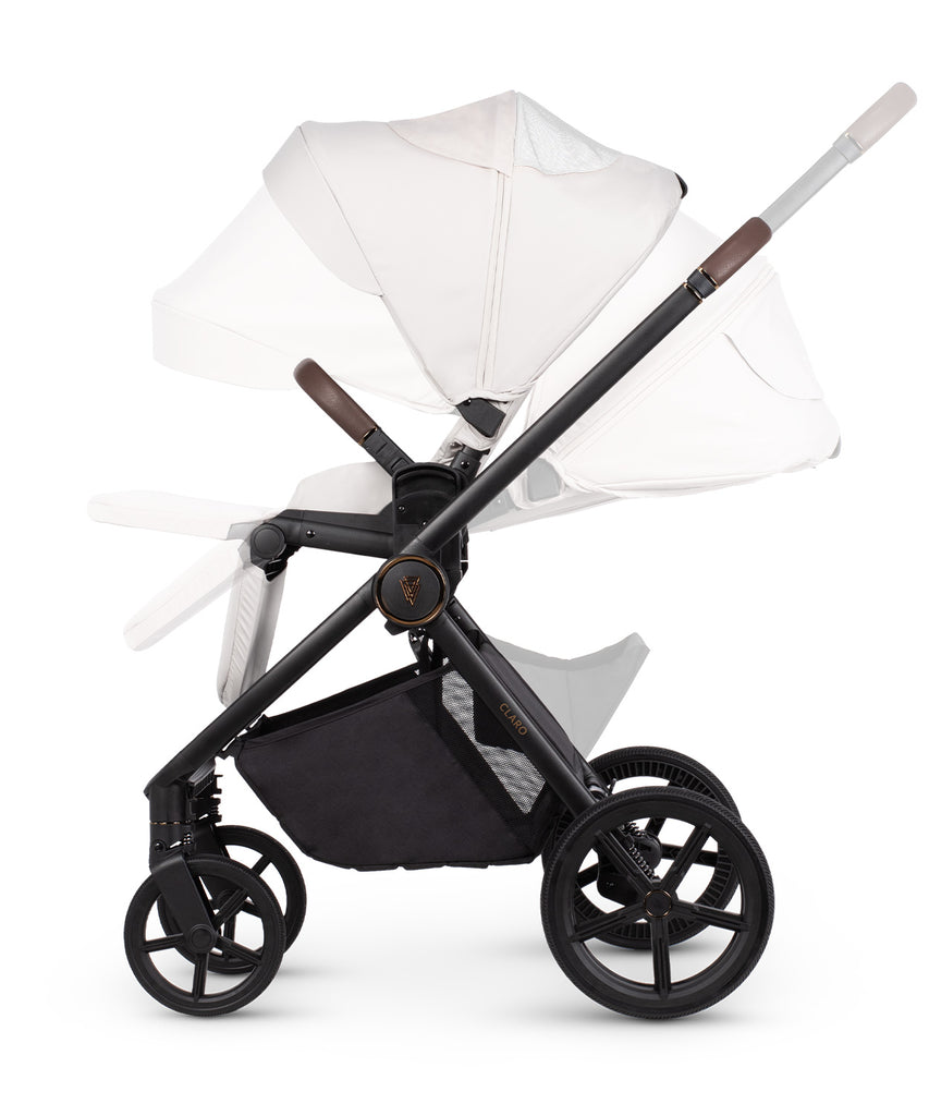 Venicci Claro 3-in-1 Travel System + Base | Vanilla