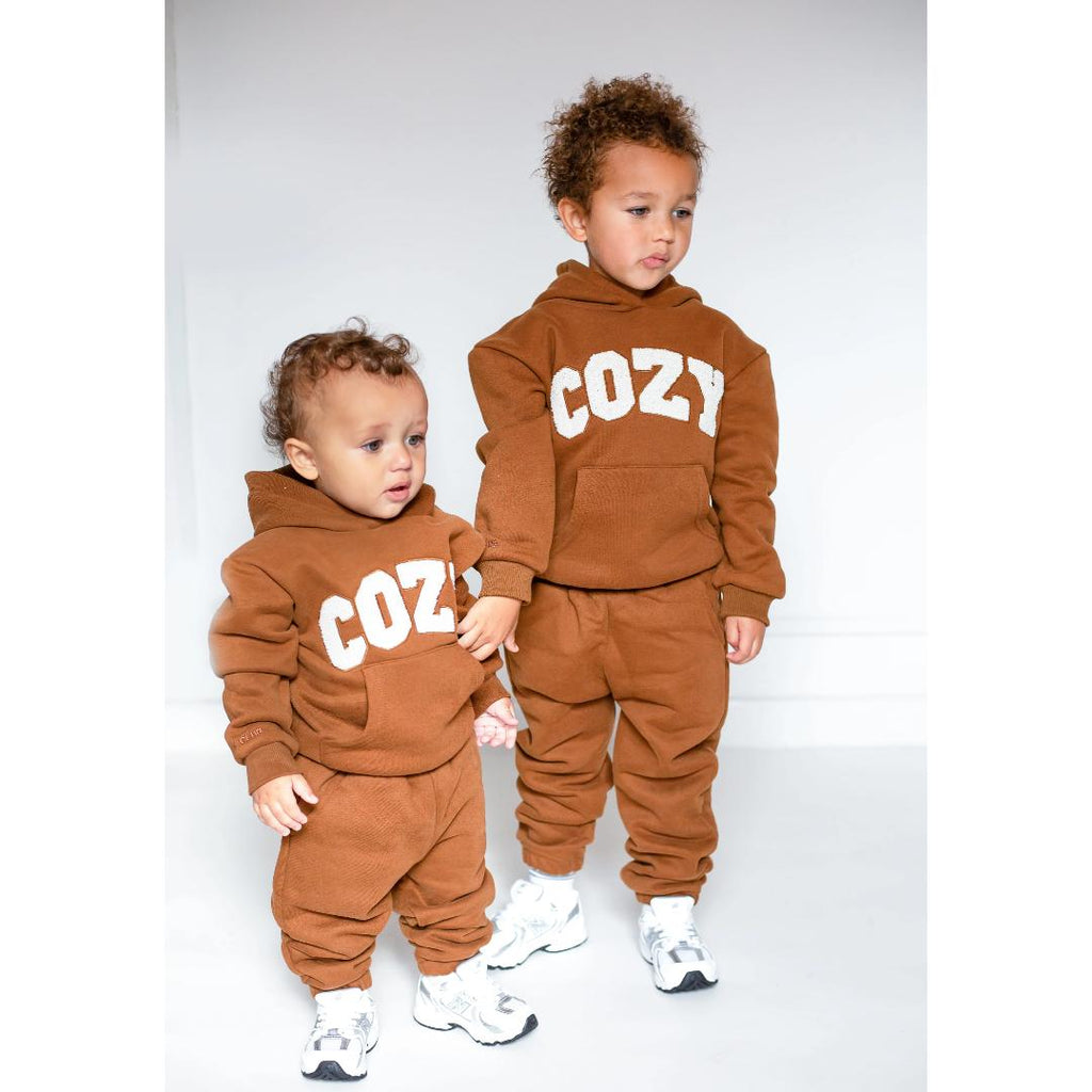 Cozy Crew Club COZY Mini Tracksuit | Brown