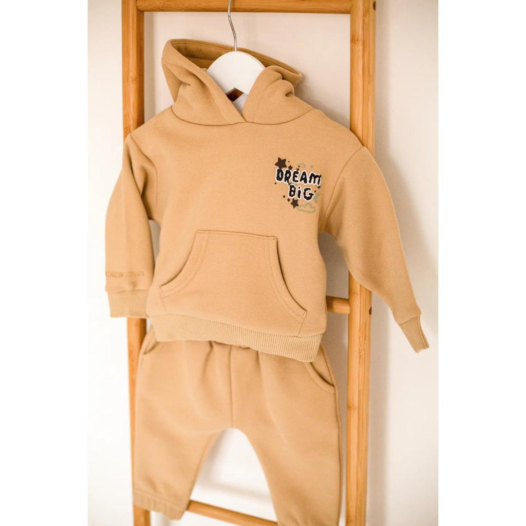 Cozy Crew Club COZY Dream Big Mini Tracksuit | Biscuit