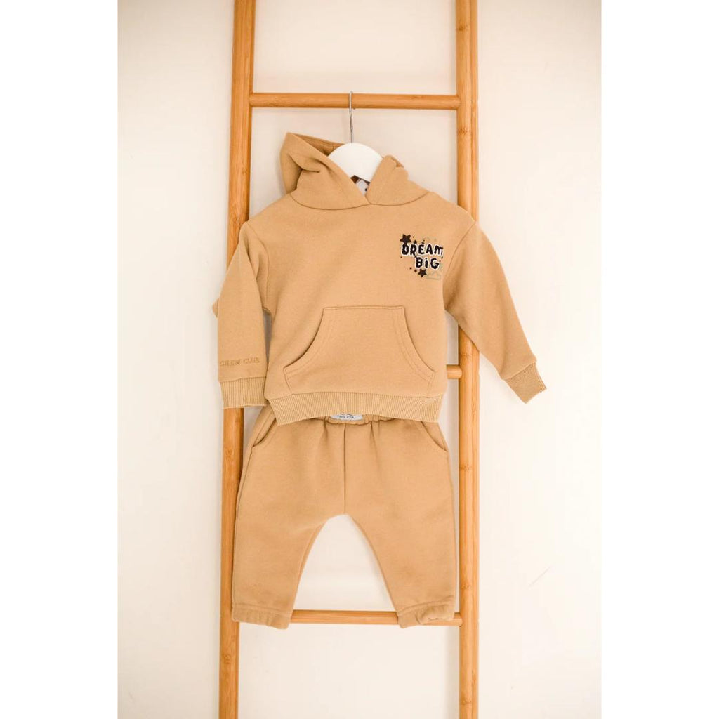 Cozy Crew Club COZY Dream Big Mini Tracksuit | Biscuit