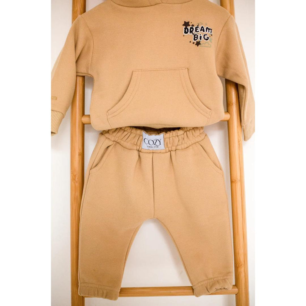 Cozy Crew Club COZY Dream Big Mini Tracksuit | Biscuit