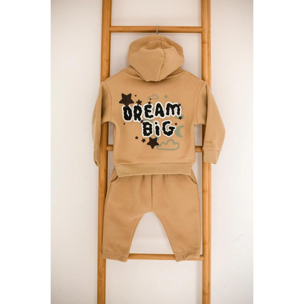 Cozy Crew Club COZY Dream Big Mini Tracksuit | Biscuit