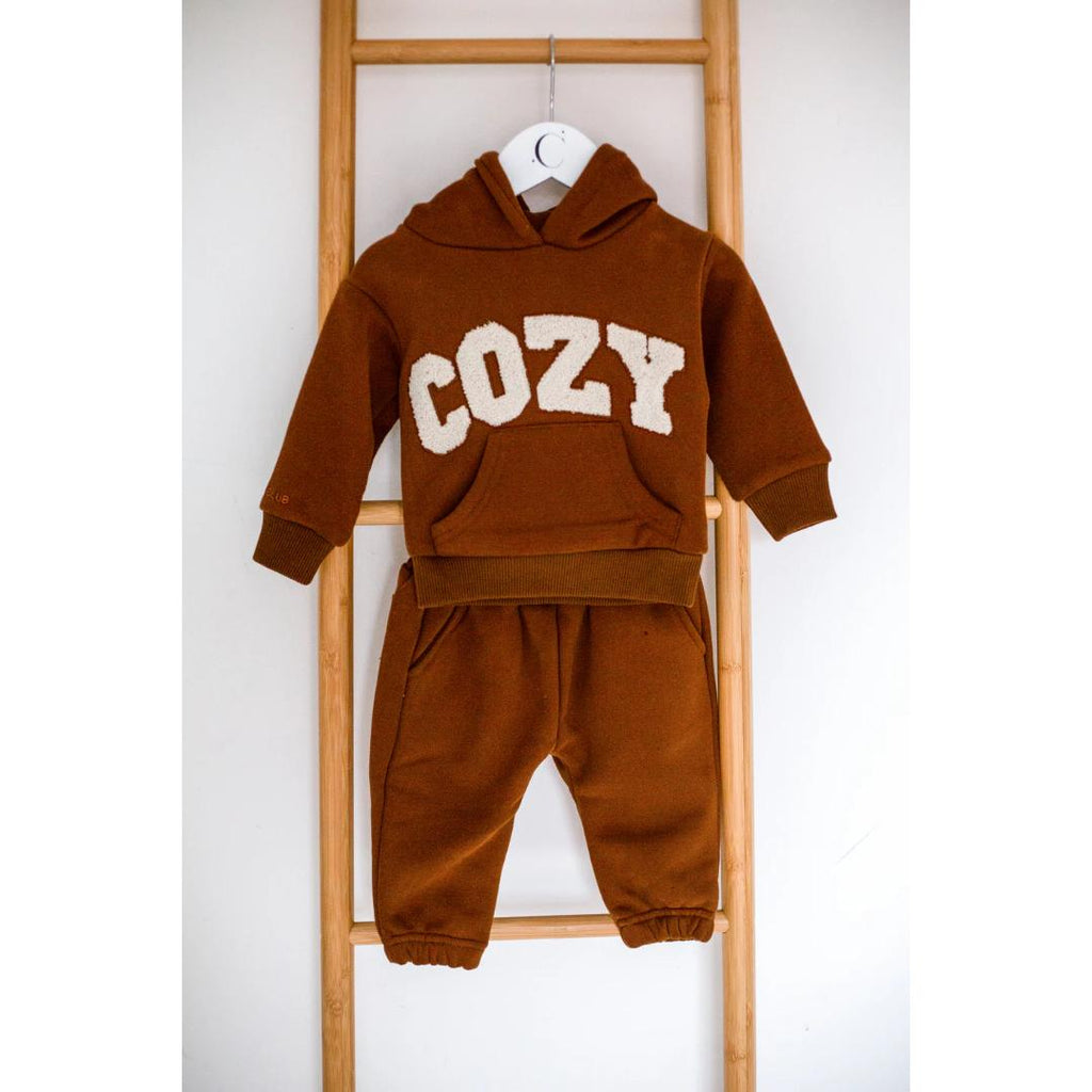 Cozy Crew Club COZY Mini Tracksuit | Brown