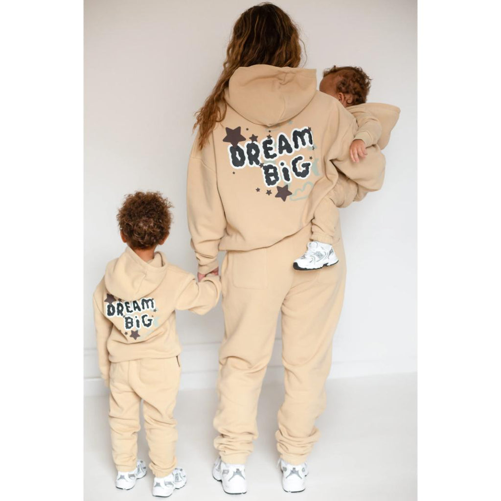 Cozy Crew Club COZY Dream Big Mini Tracksuit | Biscuit