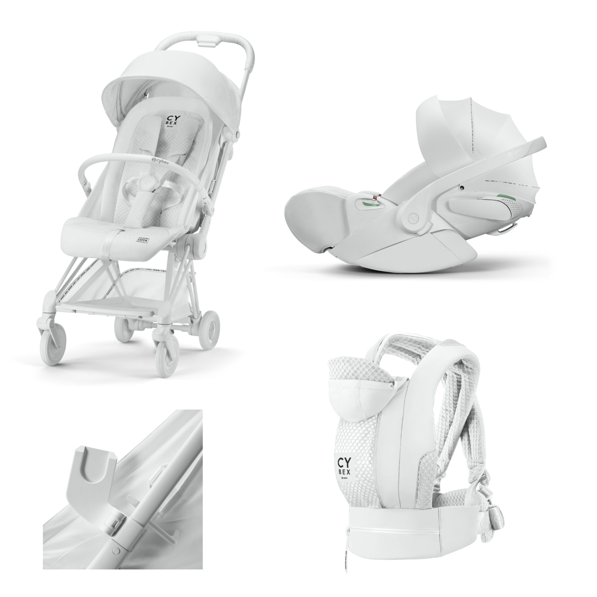 cybex cloud t stroller CYBEX COYA Stroller, Cloud T & Carrier Bundle – Urban Mobility Collection