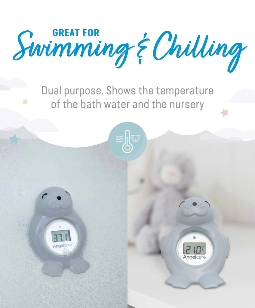 Angelcare Seal Bath Thermometer | Grey