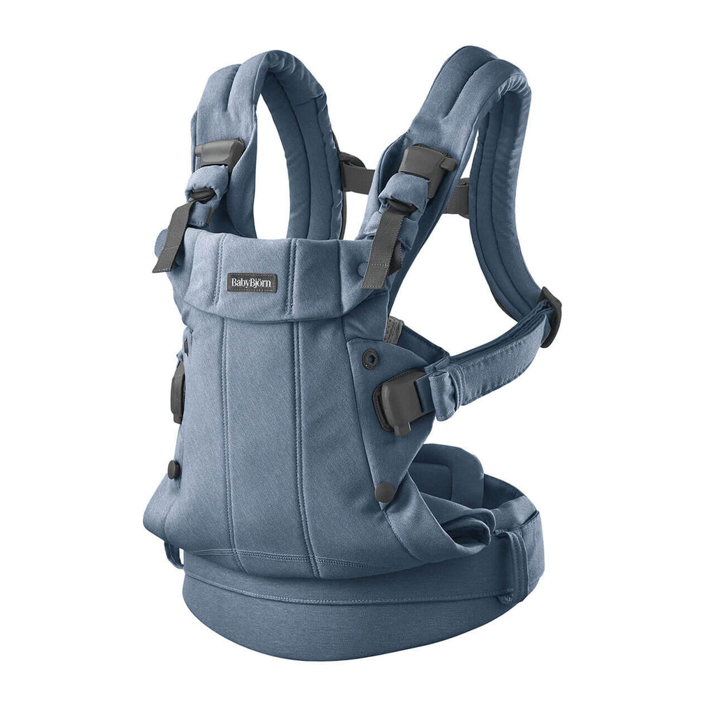 BabyBjorn Harmony Baby Carrier - Woven Melange | Blue