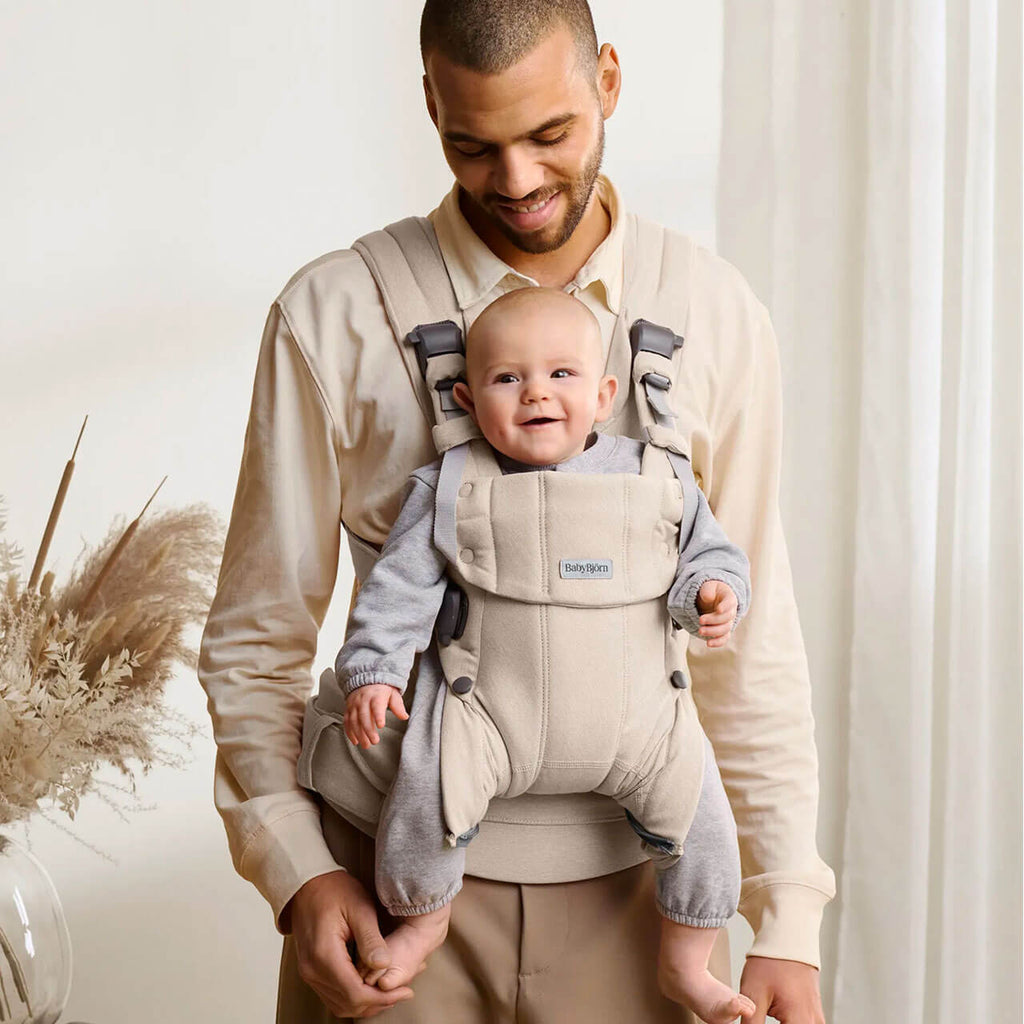 BabyBjorn Harmony Baby Carrier - Woven Melange | Light Beige