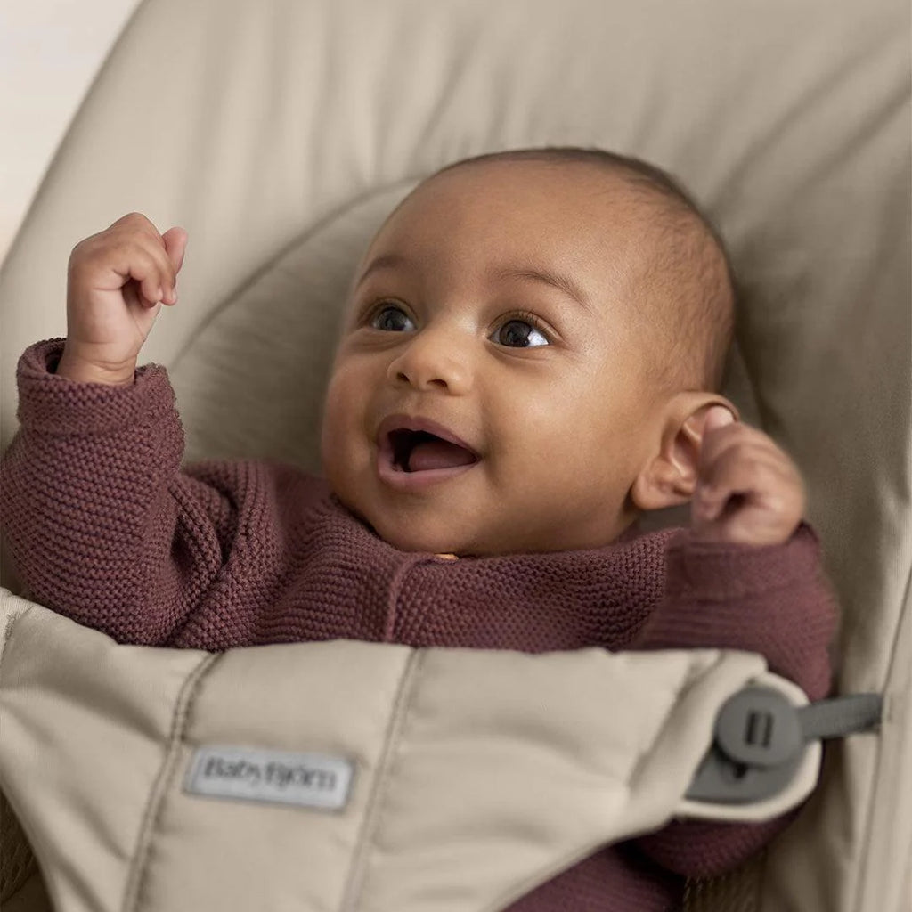 Babybjorn Bouncer Balance Soft Tri Fabric | Sand Grey