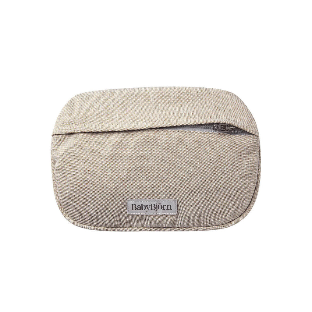 BabyBjorn Carrier Pouch Woven Melange | Light Beige