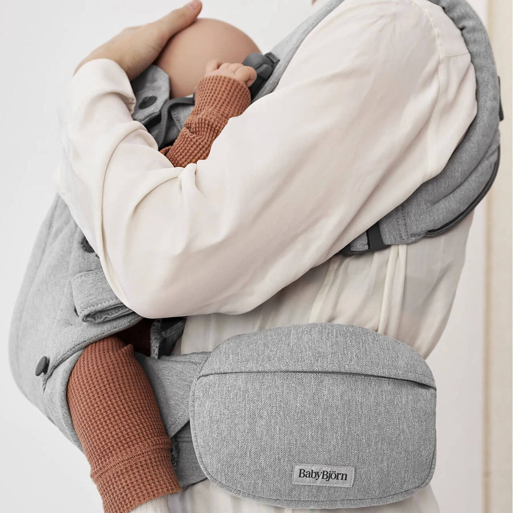 BabyBjorn Carrier Pouch Woven Melange | Light Grey