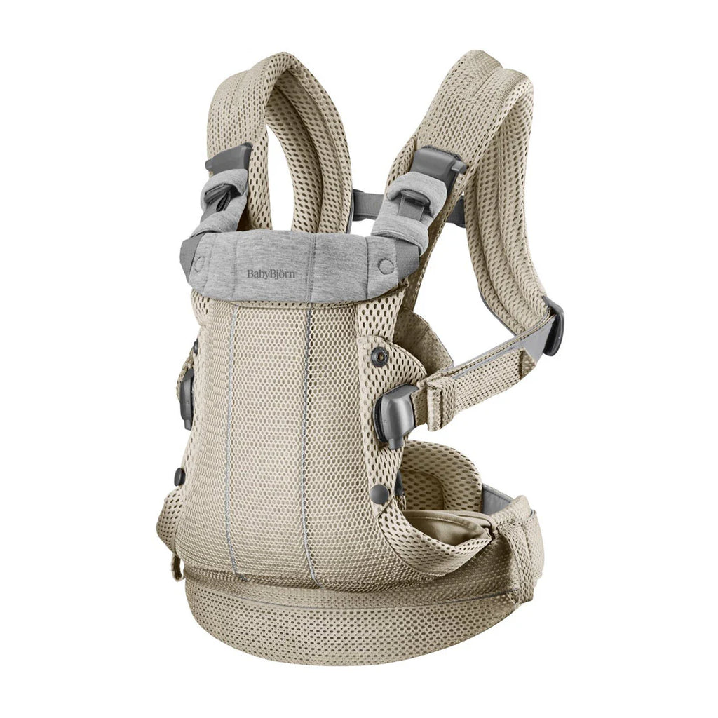 BabyBjorn Harmony Baby Carrier - 3D Mesh | Grey Beige