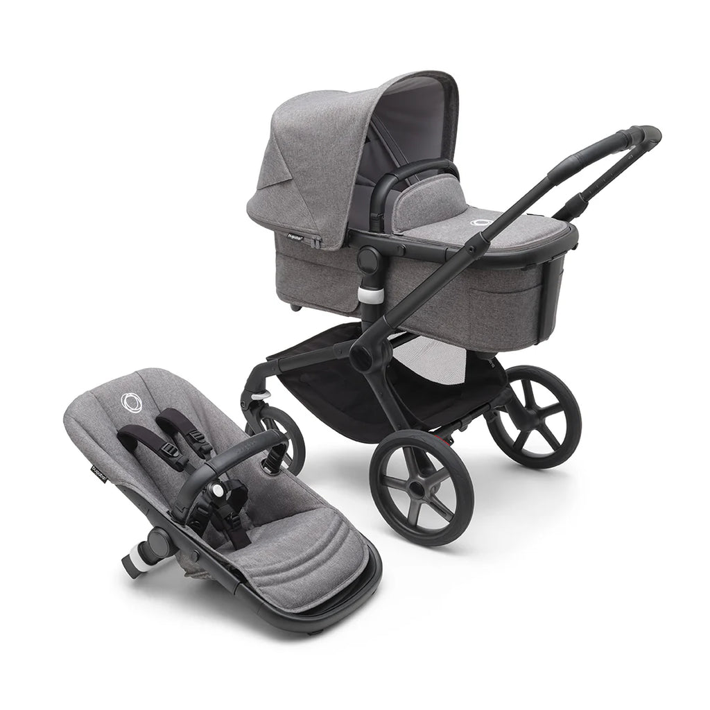 Bugaboo Fox 5 Ultimate Cybex Cloud T Bundle - Grey Melange