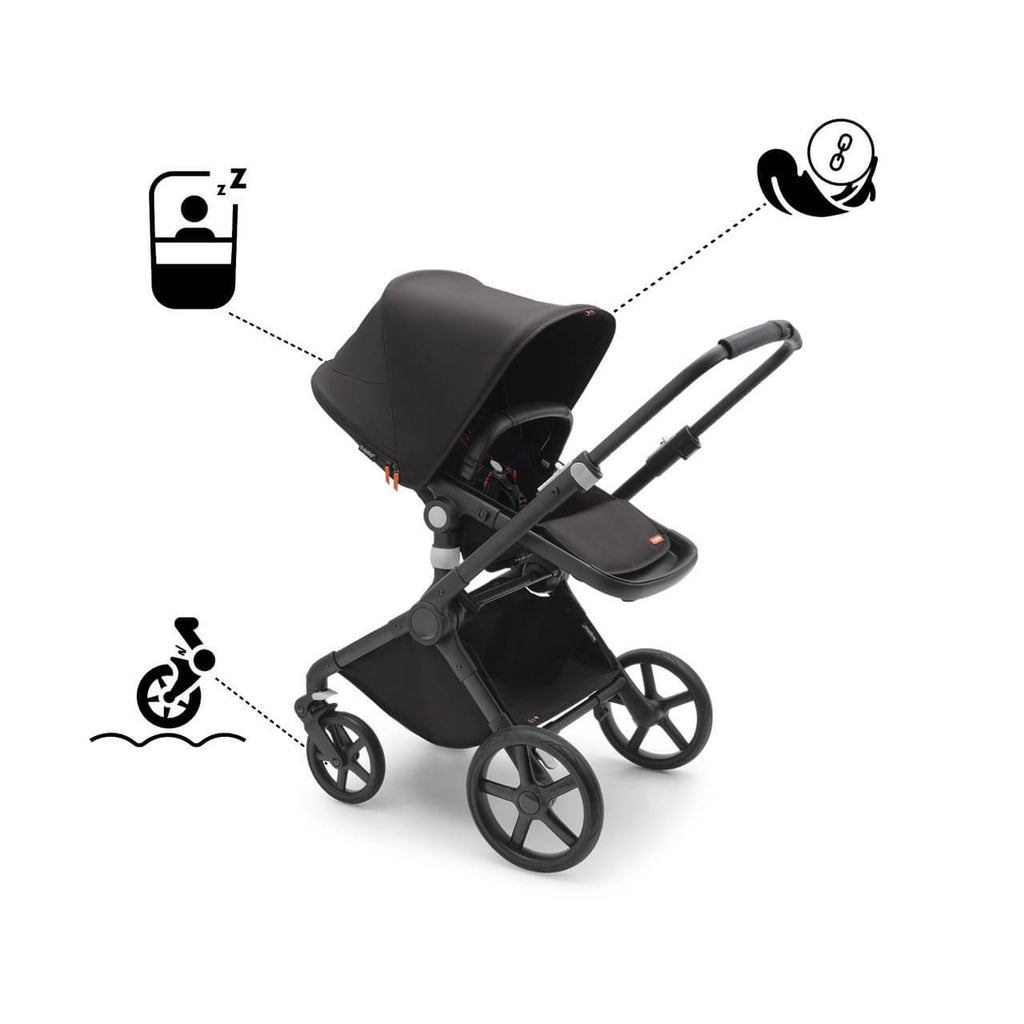 Bugaboo Fox Cub Carrycot & Pushchair | Midnight Black