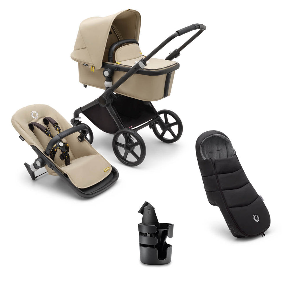 Bugaboo Fox Cub Essentials Bundle | Desert Beige