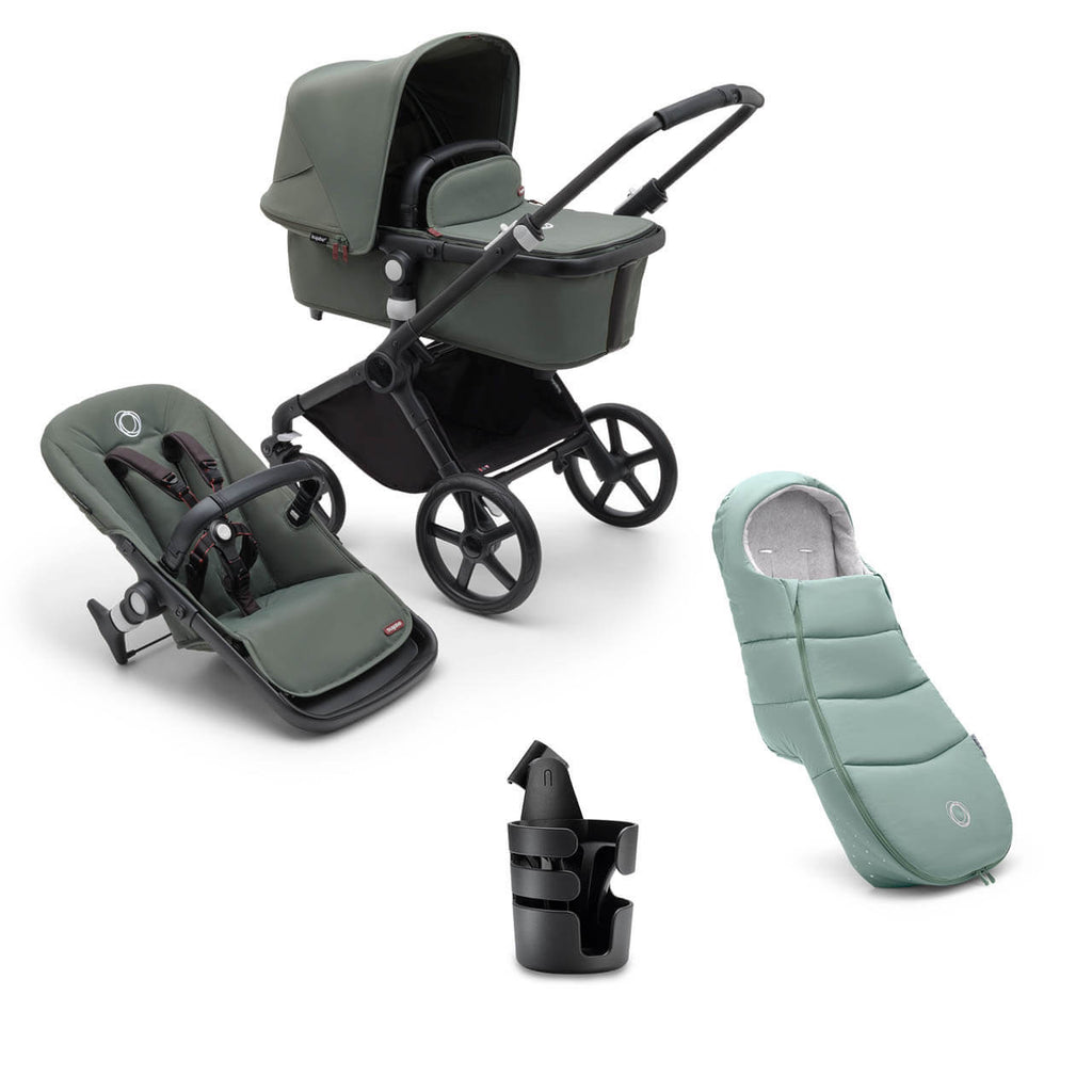 Bugaboo Fox Cub Essentials Bundle | Forest Green