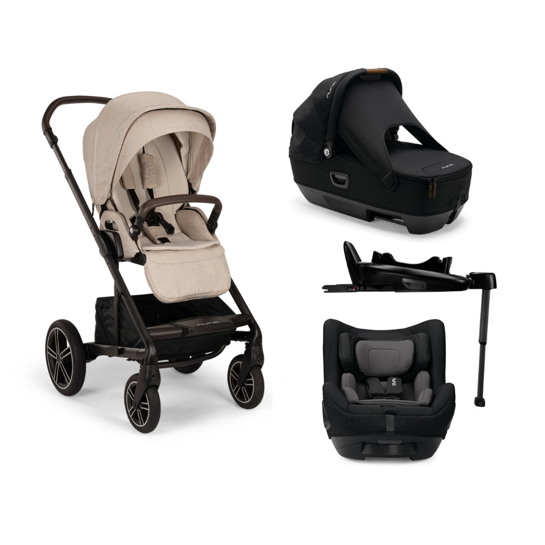 Nuna MIXX Next Generation CARI Bundle Biscotti 2024