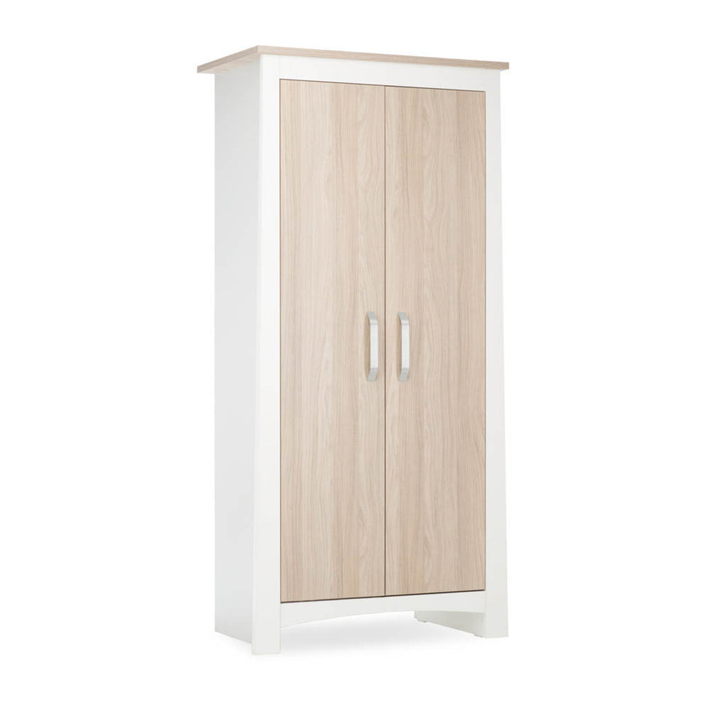 CuddleCo Ada Wardrobe - White & Ash