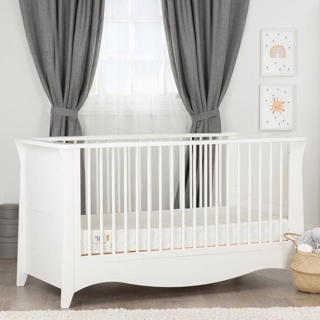 CuddleCo Clara 2 Piece Nursery Room Set - White